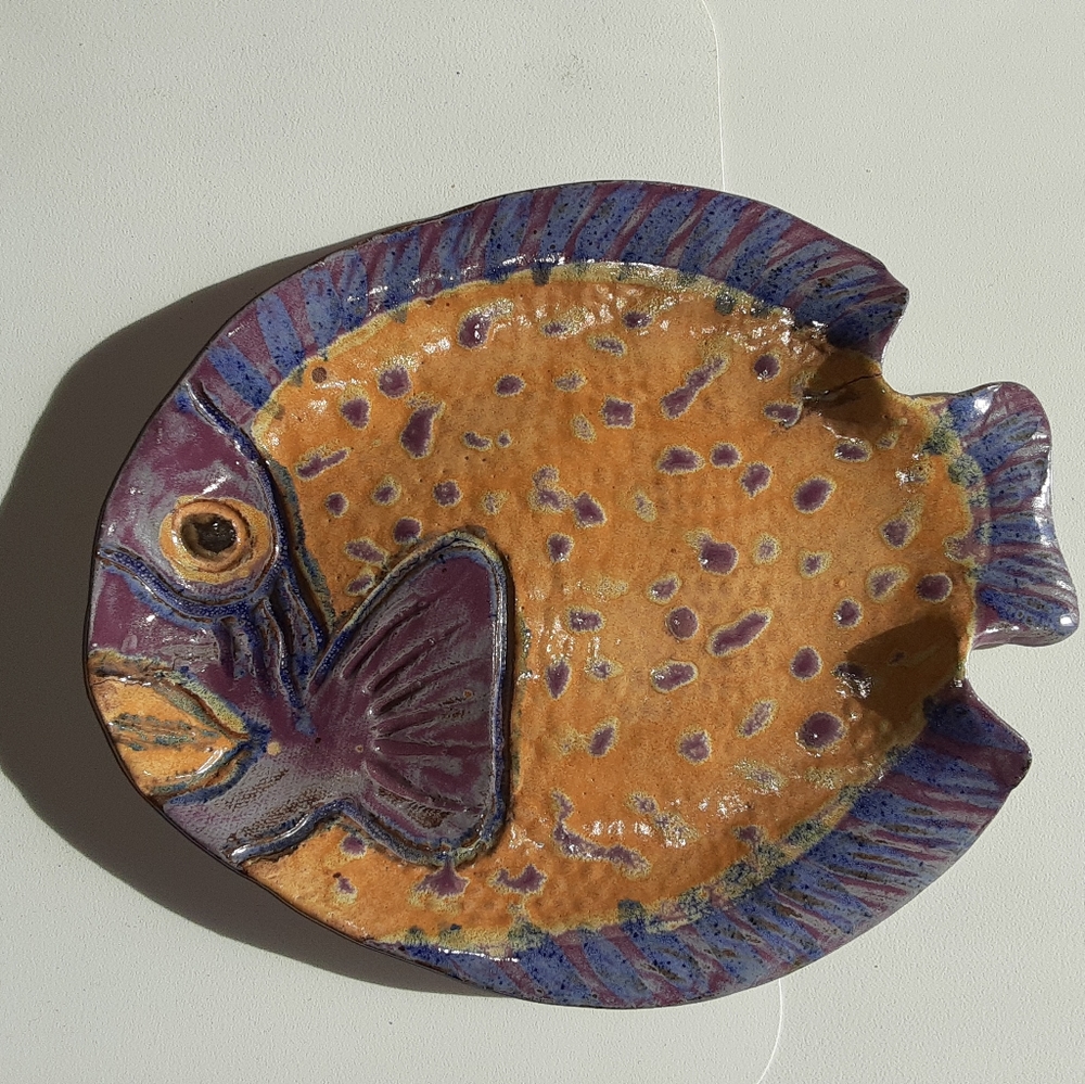 Fire Witch fish pottery